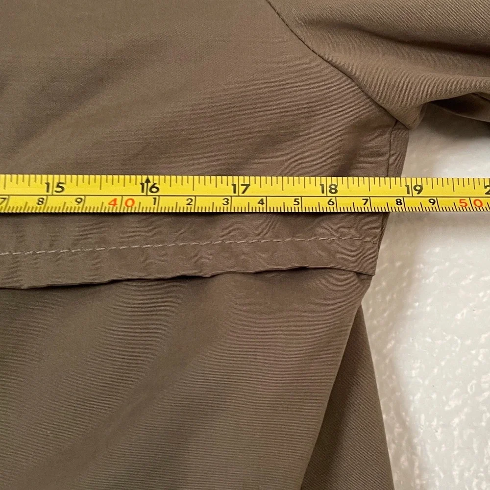 Zara‎ Basic Olive Green Hooded Utility Parka Jacket Quilted Lining Small
